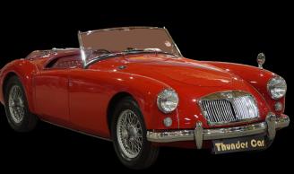 MG A 1500 de 1957-vue biais décapotée.jpg